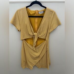 Etiquette Boutique Yellow Dress